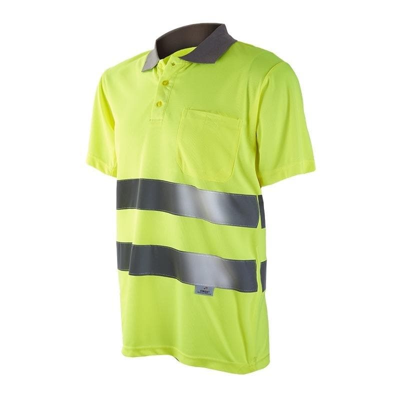 Polo manga corta alta visibilidad, modelo 1056 (polos de alta visibilidad)