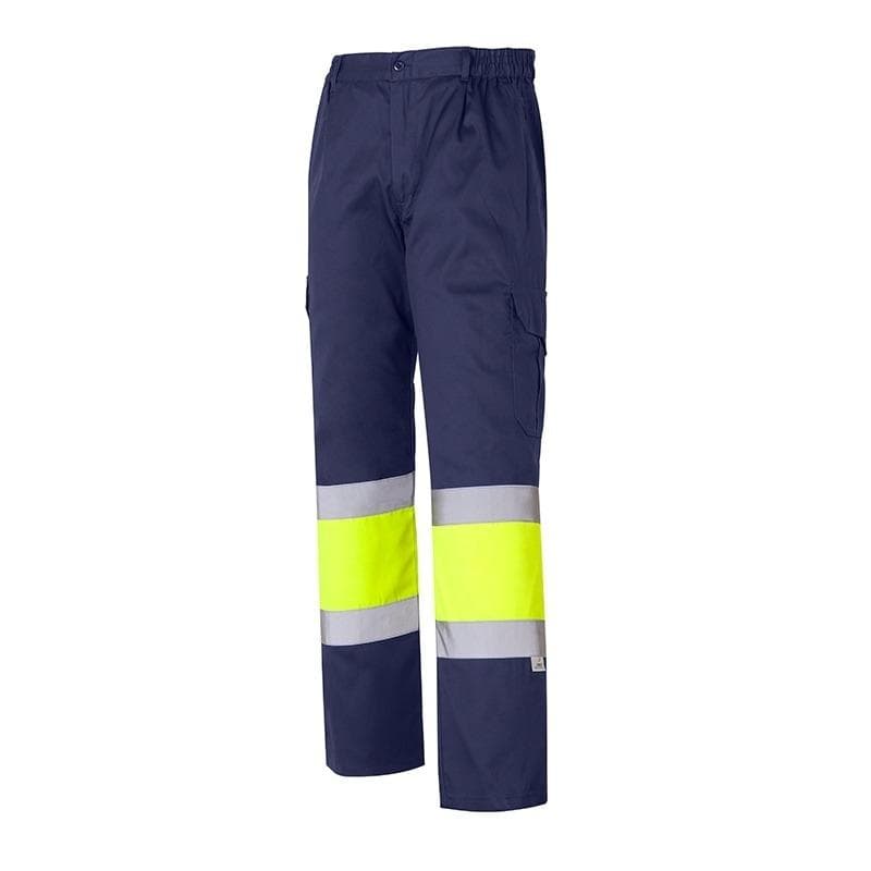 Pantalón alta visibilidad multibolsillos con forro, modelo 1090 (pantalones de alta visibilidad)