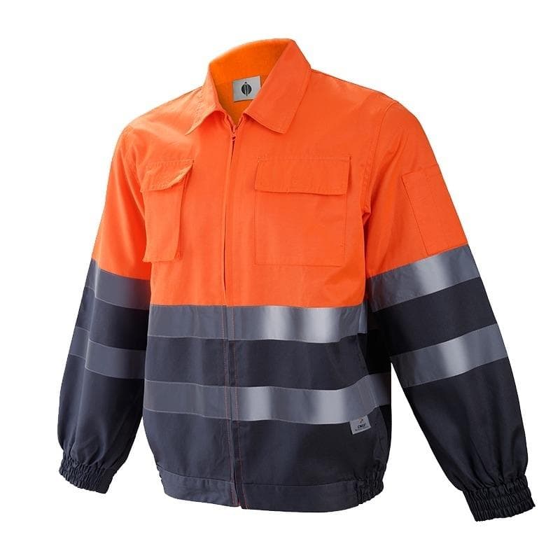 Cazadora multibolsillos alta visibilidad con forro, modelo 1098 (chaquetas de alta visibilidad)