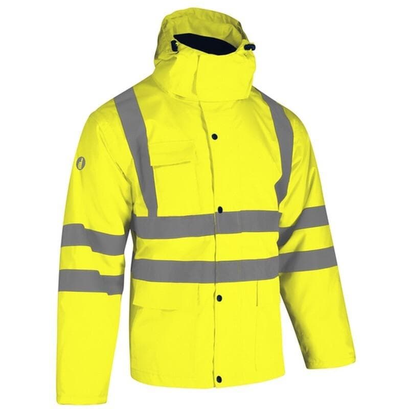 Cazadora y chaleco alta visibilidad con mangas desmontables, modelo VIENA (chaquetas de alta visibilidad)
